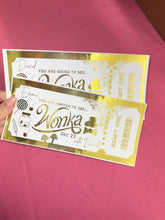 Load and play video in Gallery viewer, Foiled Ticket