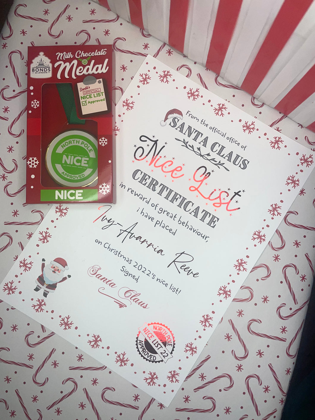Nice list certificate